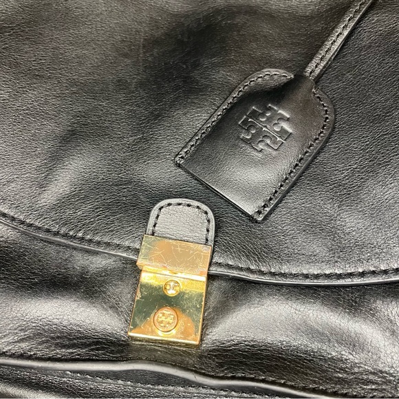 Tory Burch Priscilla Soft Leather Top Handle Satchel Crossbody Purse - Picture 10 of 15